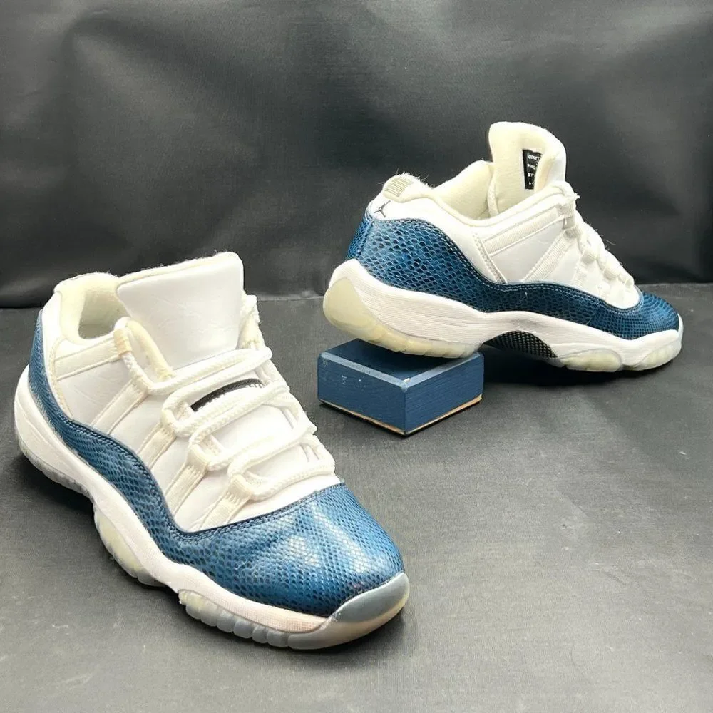 Air Jordan 11 Retro Low GS 'Navy Snakeskin' (2019)